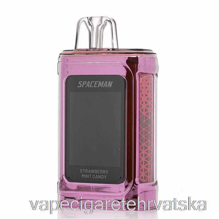 Vape Cigarete Spaceman Prizma 20k Jednokratni Jagoda Mint Bombon